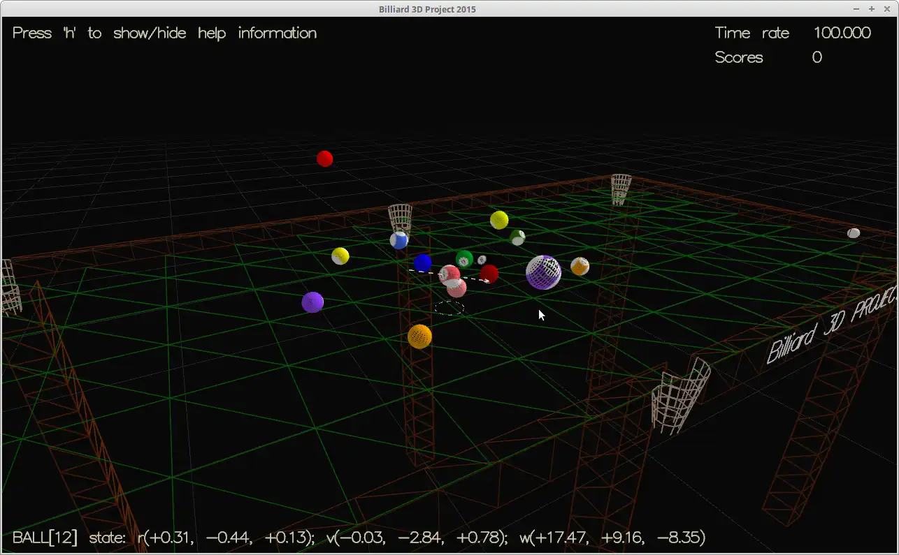 Download web tool or web app Billiard 3D Project to run in Linux online