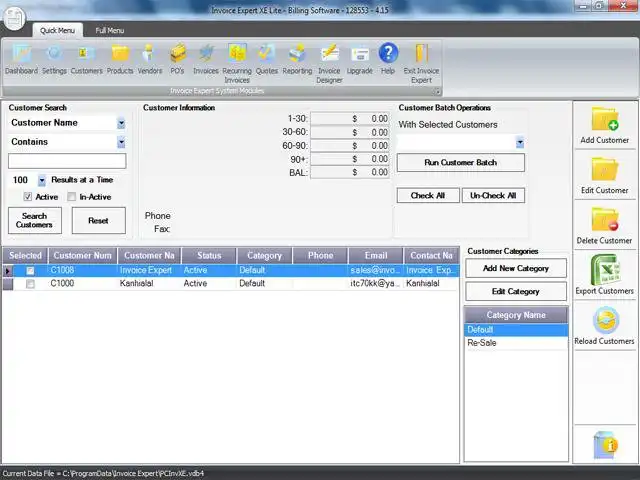 Download web tool or web app Billing software