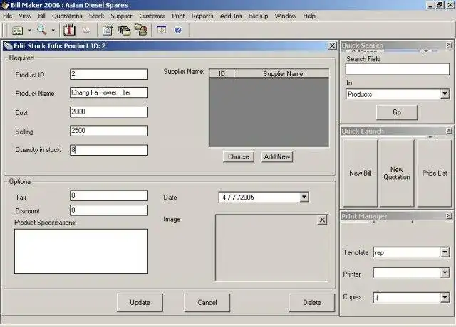 Download web tool or web app Bill Maker 1.0