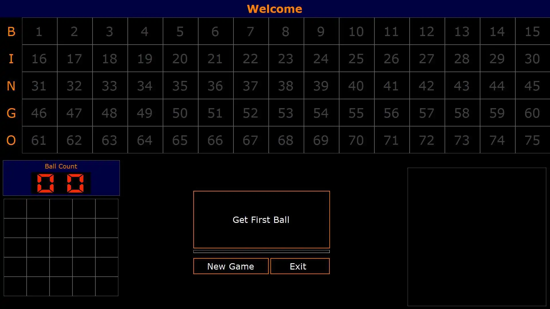 Download web tool or web app Bingo Board, Caller,  Card Printer