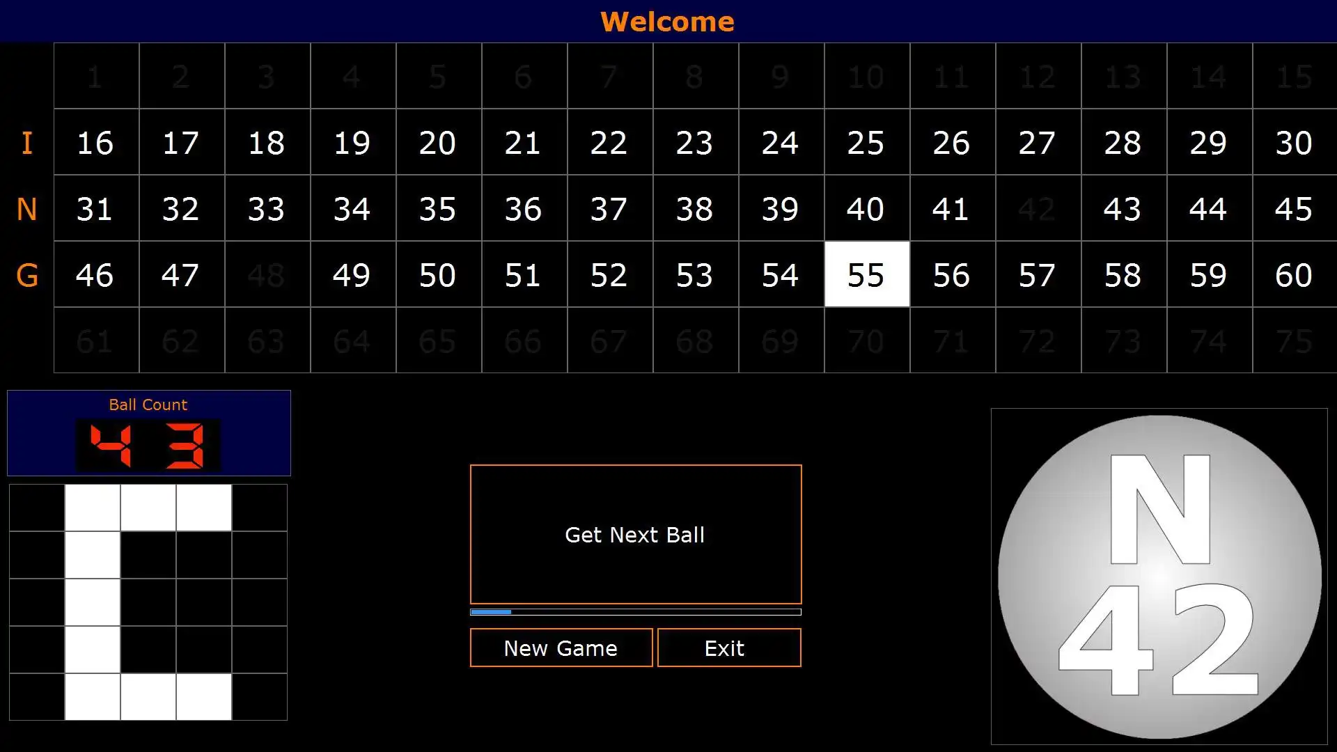 Download web tool or web app Bingo Board, Caller,  Card Printer