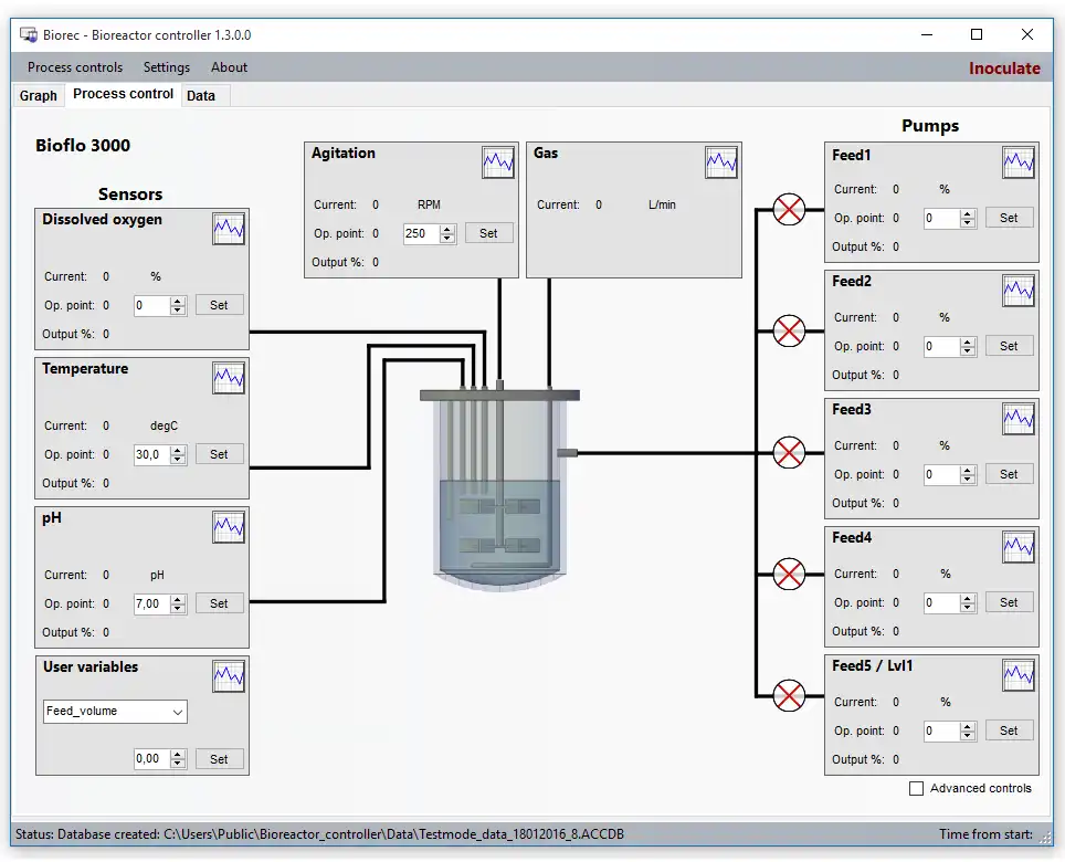 Download web tool or web app Biorec - Bioreactor controller to run in Windows online over Linux online