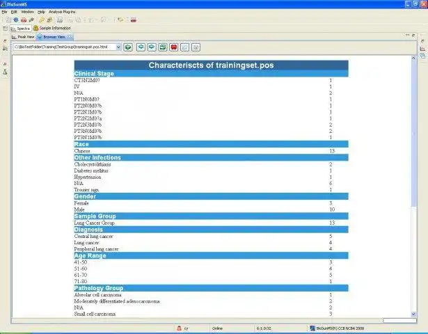 Download web tool or web app BioSunMS to run in Windows online over Linux online