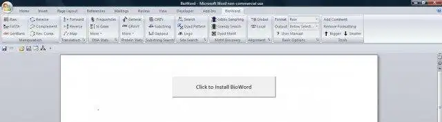 Download web tool or web app BioWord