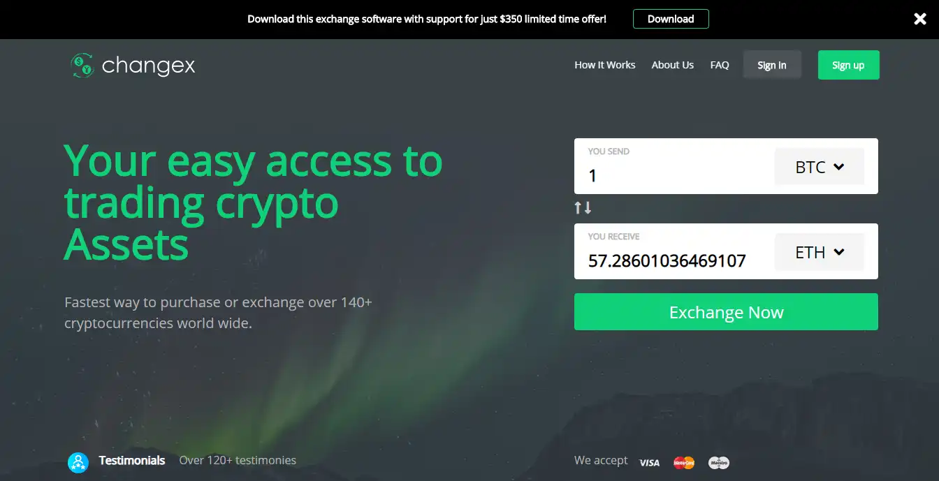 Download web tool or web app Bitcoin Exchange Script