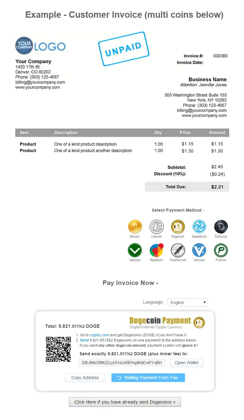 Download web tool or web app Bitcoin LITECOIN BCH Payment PHP GATEWAY