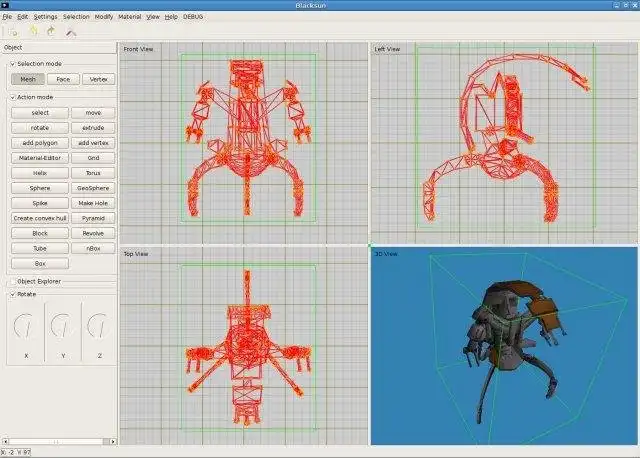 Download web tool or web app Blacksun 3D Modeller