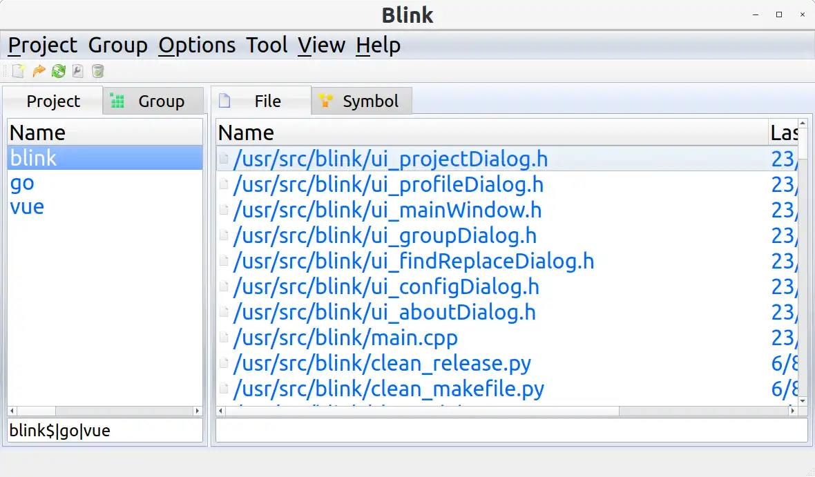 Download web tool or web app blink code search