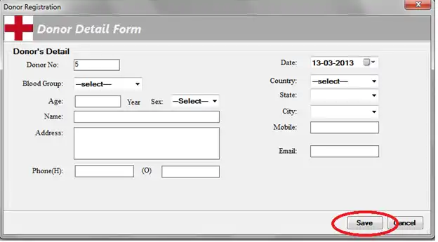 Download web tool or web app blood bank management system