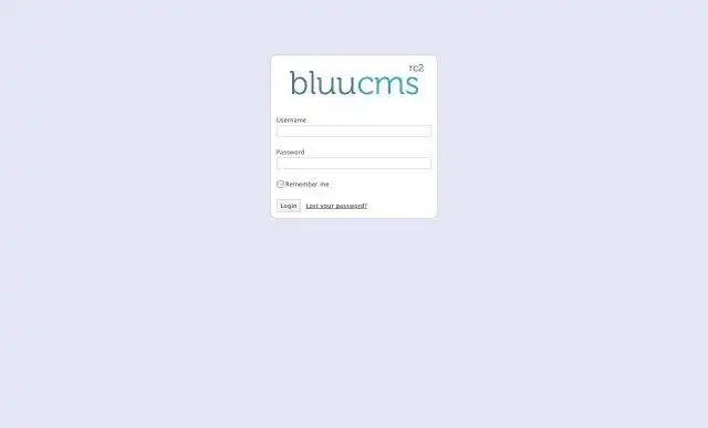 Download web tool or web app BluuCMS