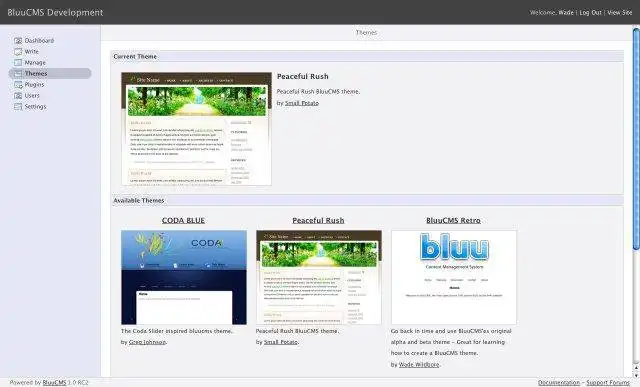 Download web tool or web app BluuCMS