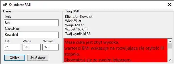 Download web tool or web app BMI Kalkulator