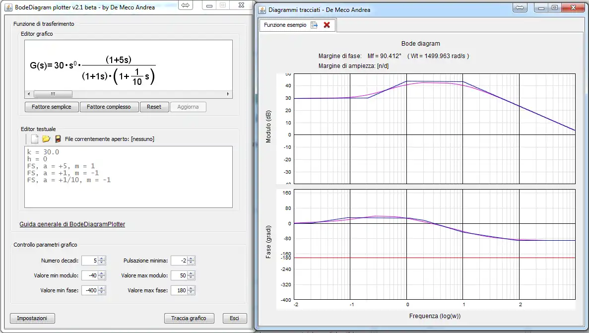 Download web tool or web app Bode diagram plotter to run in Windows online over Linux online