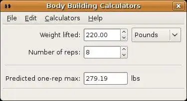 Download web tool or web app BodyBuilding Calculators to run in Linux online