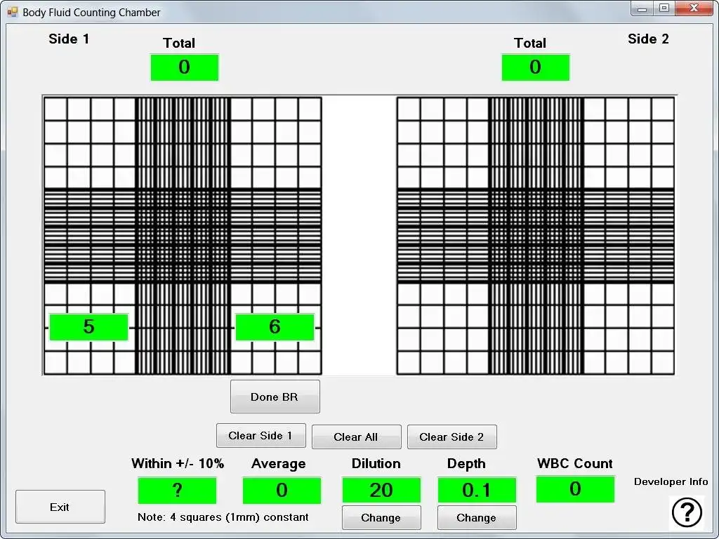 Download web tool or web app Body Fluid Cell Counter "Hemocytometer"