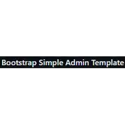 Free download Bootstrap Simple Admin Template Linux app to run online in Ubuntu online, Fedora online or Debian online