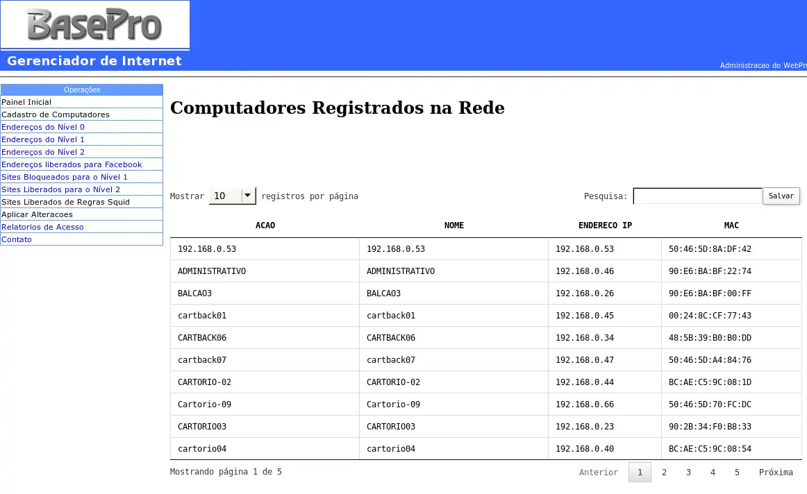 Download web tool or web app BPAdmin