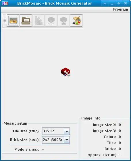 Download web tool or web app BrickMosaic