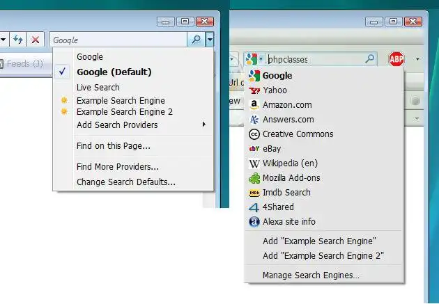 Download web tool or web app Browser Search Box library