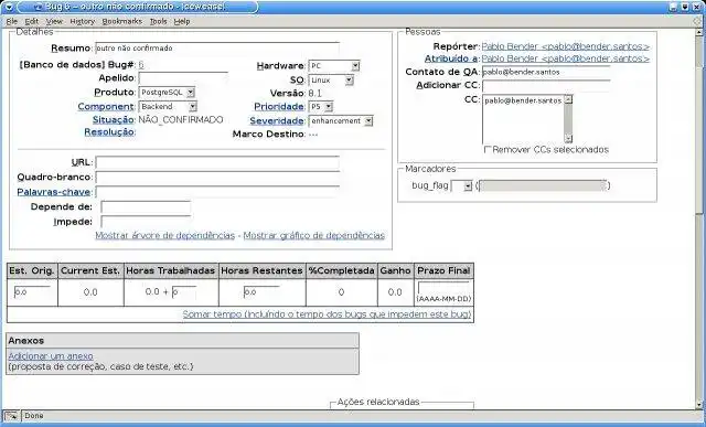 Download web tool or web app Bugzilla-BR