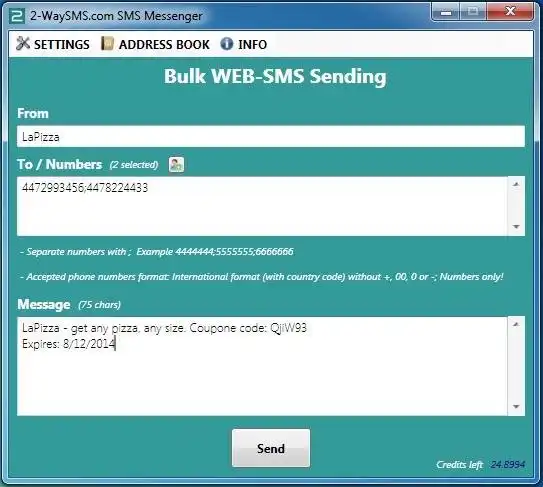 Download web tool or web app Bulk SMS Software for PC