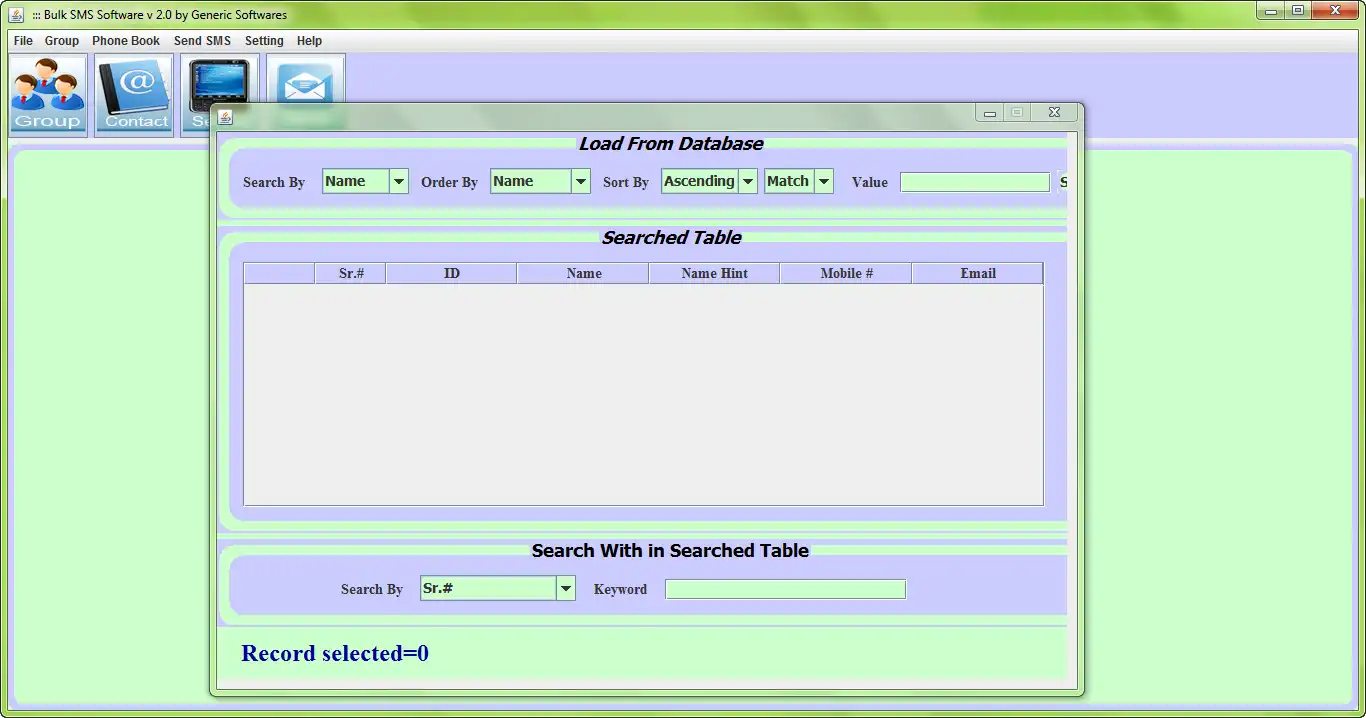 Download web tool or web app Bulk SMS Software