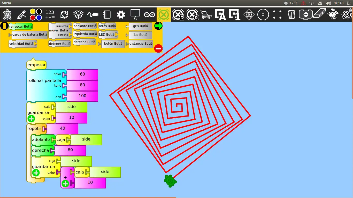 Download web tool or web app Butiá Robot