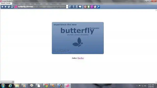 Download web tool or web app butterfly