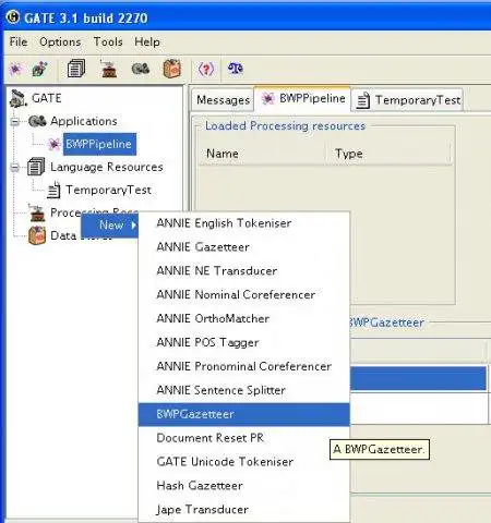 Download web tool or web app BWPGazetteer to run in Linux online