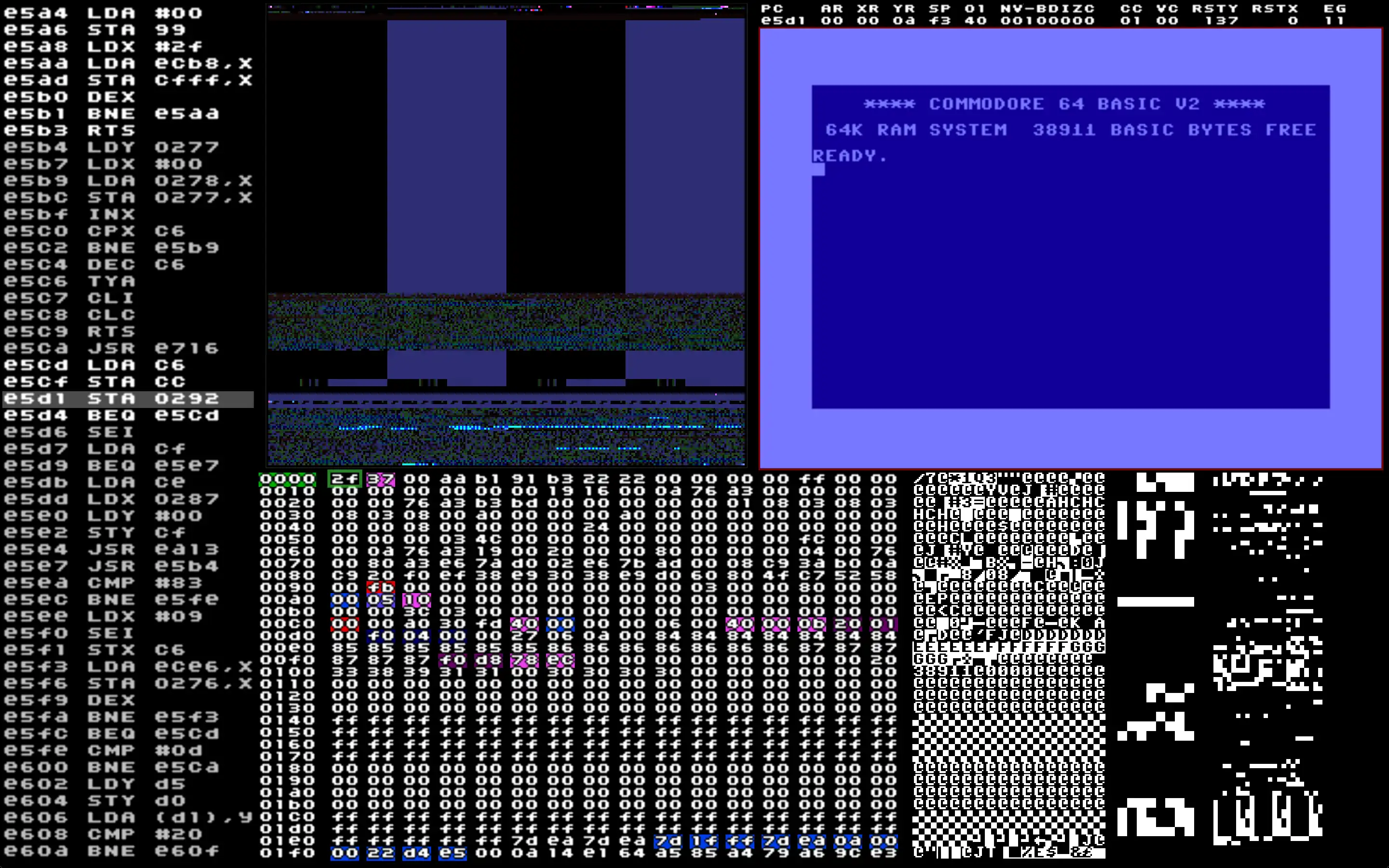 Download web tool or web app C64 65XE Debugger