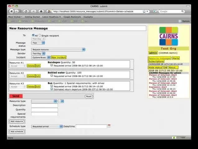 Download web tool or web app CAIRNS