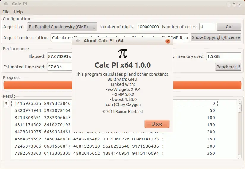 Download web tool or web app CalcPi