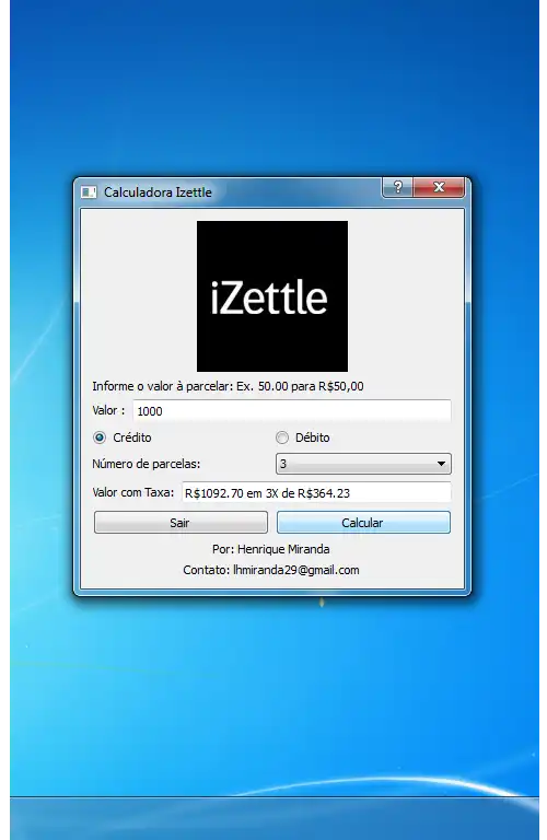 Mag-download ng web tool o web app na Calculadora Izettle