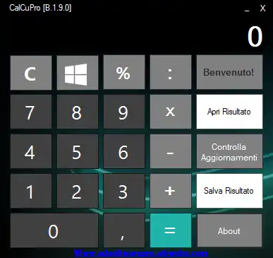 Download web tool or web app CalCuPro