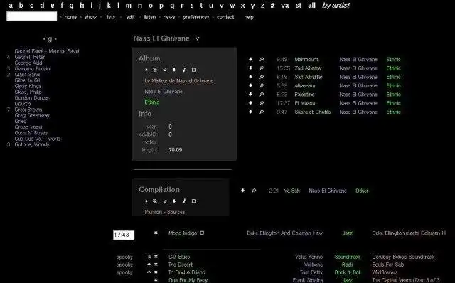 Download web tool or web app Calliope Music Server and MP3 Jukebox