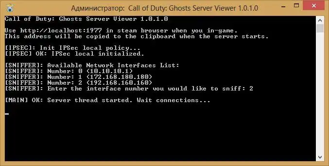 Download web tool or web app Call of Duty: Ghost Server Viewer