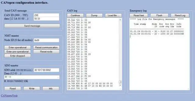 Download web tool or web app CANopenNode