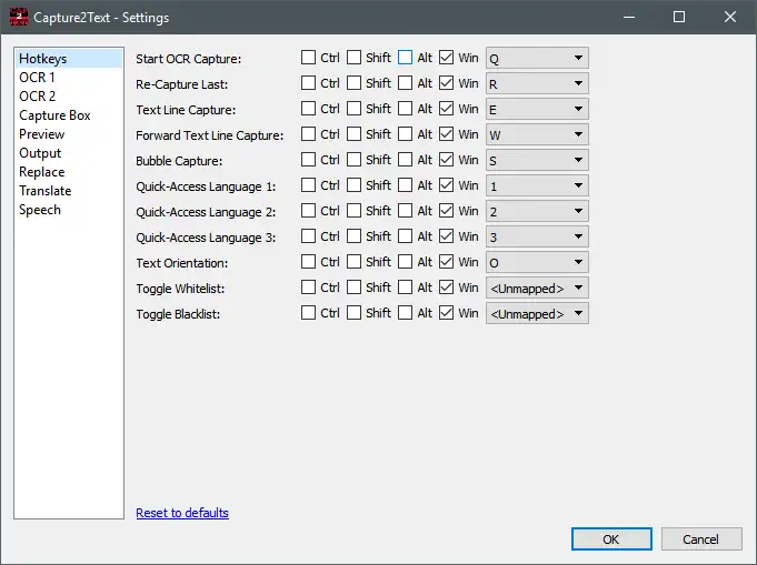 Download web tool or web app Capture2Text