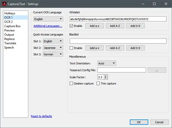 Download webtool of webapp Capture2Text