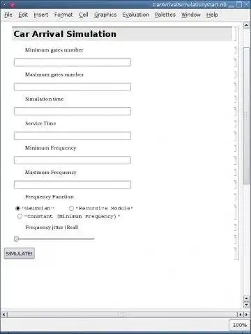 Download web tool or web app CarArrivalSimulation