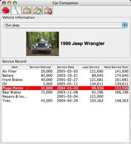 Download web tool or web app Car Companion