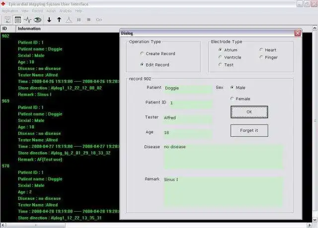 Download web tool or web app CardiacMap to run in Windows online over Linux online