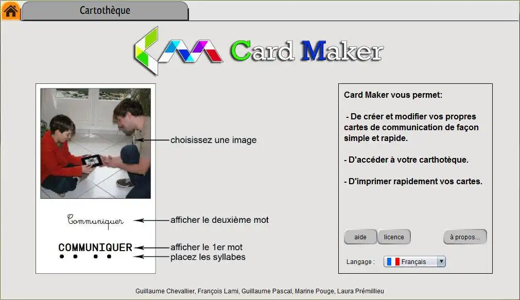 Download web tool or web app Card Maker