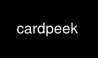 Run cardpeek in OnWorks free hosting provider over Ubuntu Online, Fedora Online, Windows online emulator or MAC OS online emulator