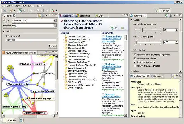 Download web tool or web app Carrot2 to run in Linux online