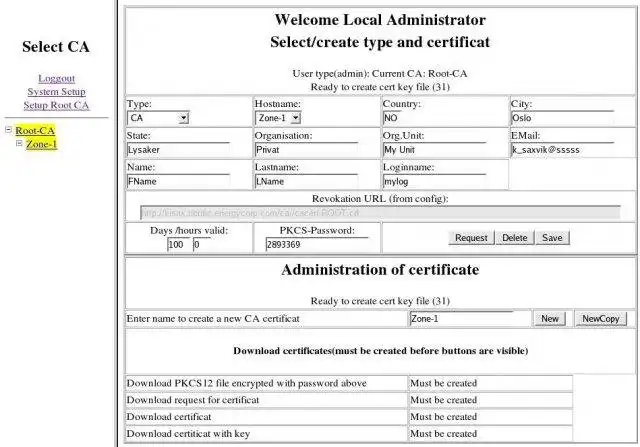 Download web tool or web app CAsystems - OpenSSL PHP-Webfrontend