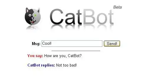 Download web tool or web app CatBot -- A PHP-based chatterbot to run in Linux online