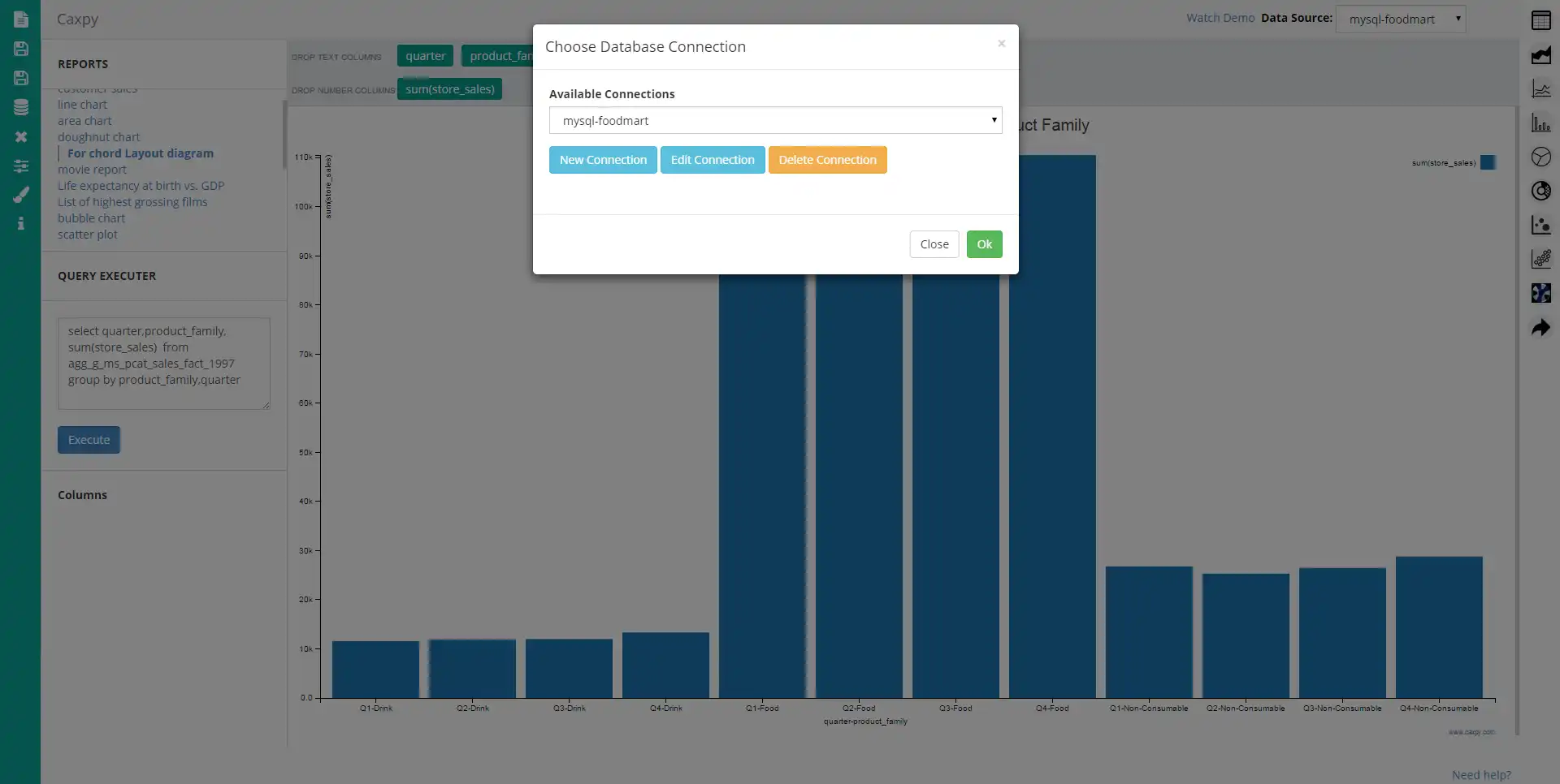 Download web tool or web app Caxpy Simple Data Visualization