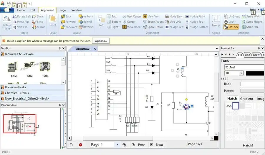 Download web tool or web app C/C++ Visio Like Diagramming Codes