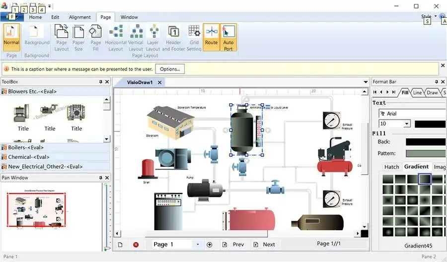 Download web tool or web app C/C++ Visio Like Diagramming Codes